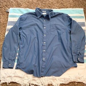 Men’s J. Crew Dusty Blue Button-Down Shirt SIZE XL